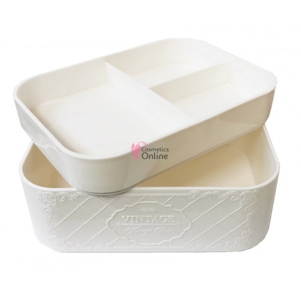 Cosulet pentru depozitare accesorii 006, cu capac VINTAGE art MJ 1186351